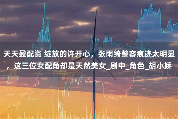 天天盈配资 绽放的许开心，张雨绮整容痕迹太明显，这三位女配角却是天然美女_剧中_角色_胡小娇
